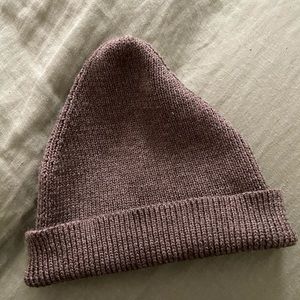 James Street Co Wool Marled Walnut port beanie